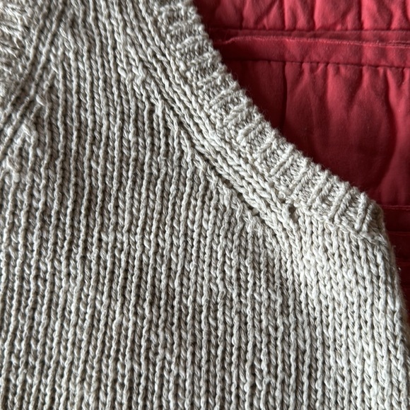 James Perse Colorblock Knit Dress, size 1 cotton/linen blend, NWOT - Picture 4 of 7